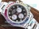 Swiss 7750 Replica Rolex Rainbow Daytona Mens Watch SS Diamond (6)_th.jpg